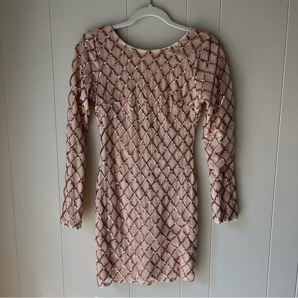 ❤️‍🔥SALE❤️‍🔥 forever21 | Rose Gold Mini Dress